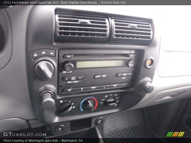 Dark Shadow Grey Metallic / Medium Dark Flint 2011 Ford Ranger Sport SuperCab 4x4