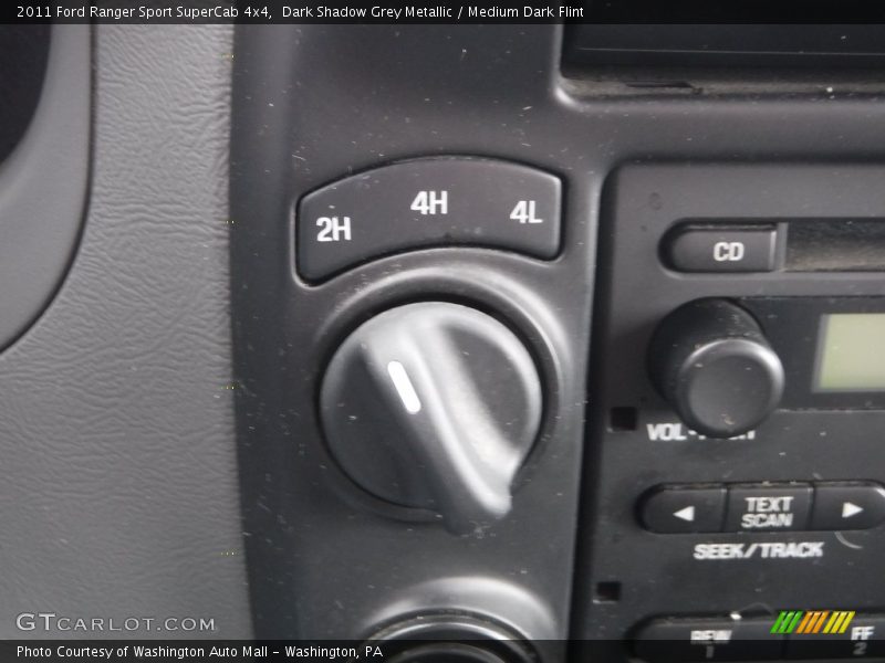 Dark Shadow Grey Metallic / Medium Dark Flint 2011 Ford Ranger Sport SuperCab 4x4