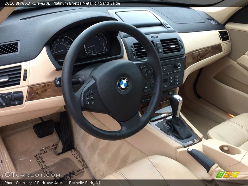 Platinum Bronze Metallic / Sand Beige 2010 BMW X3 xDrive30i