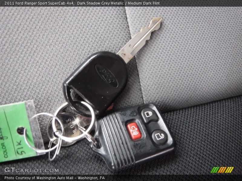 Dark Shadow Grey Metallic / Medium Dark Flint 2011 Ford Ranger Sport SuperCab 4x4