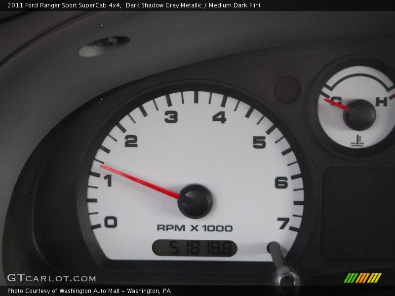 Dark Shadow Grey Metallic / Medium Dark Flint 2011 Ford Ranger Sport SuperCab 4x4