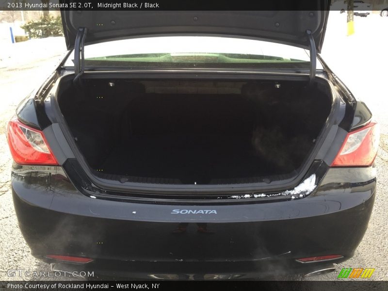 Midnight Black / Black 2013 Hyundai Sonata SE 2.0T