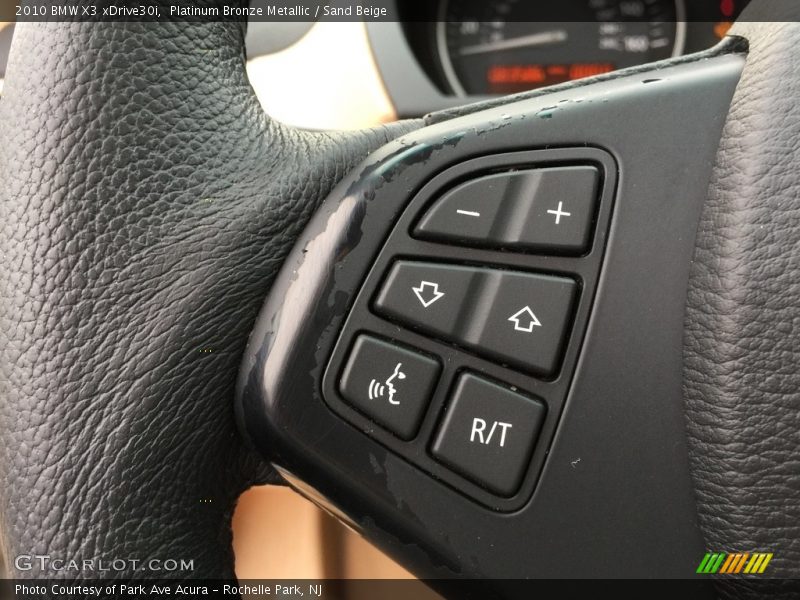 Platinum Bronze Metallic / Sand Beige 2010 BMW X3 xDrive30i