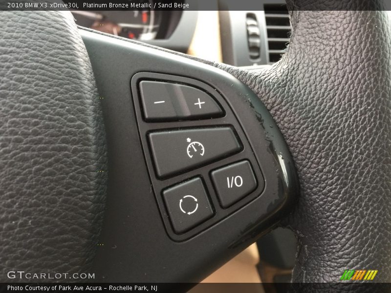 Platinum Bronze Metallic / Sand Beige 2010 BMW X3 xDrive30i