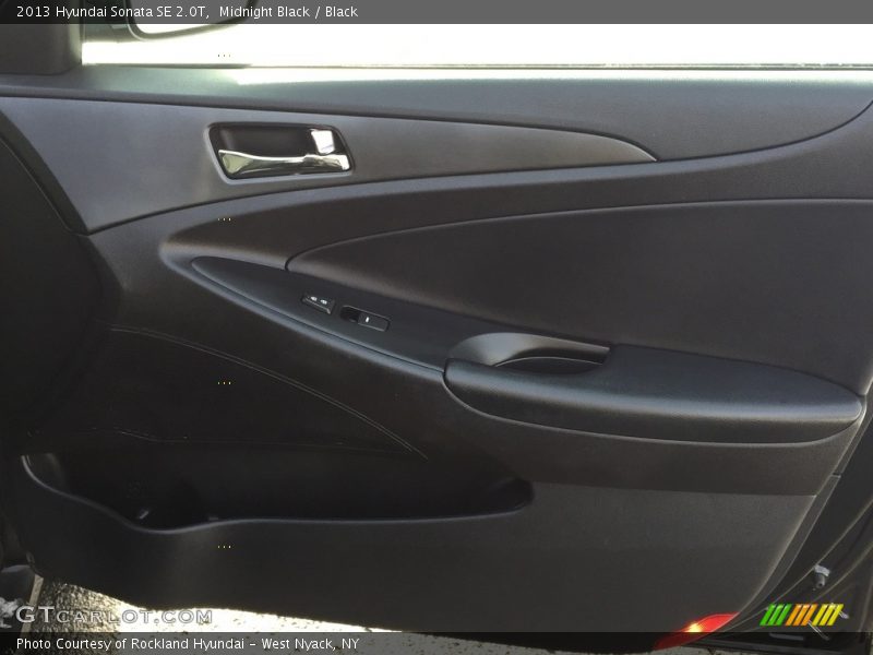 Midnight Black / Black 2013 Hyundai Sonata SE 2.0T