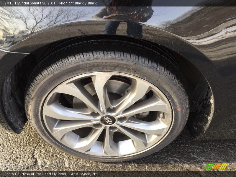 Midnight Black / Black 2013 Hyundai Sonata SE 2.0T