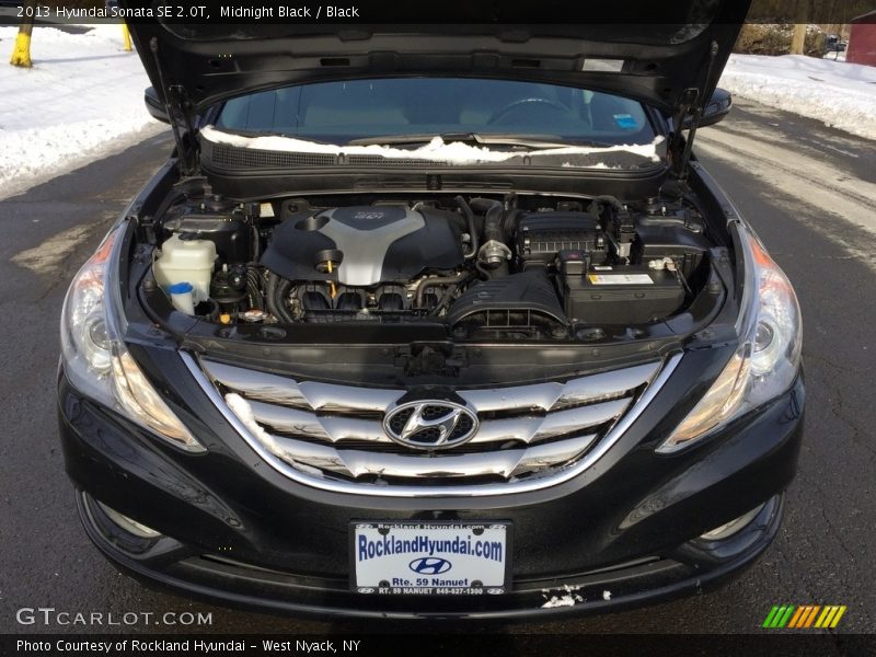 Midnight Black / Black 2013 Hyundai Sonata SE 2.0T
