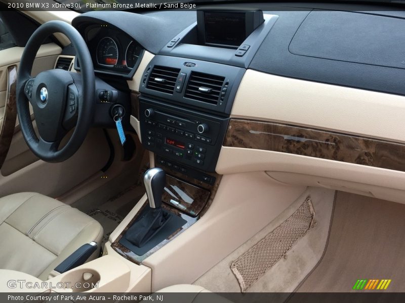 Platinum Bronze Metallic / Sand Beige 2010 BMW X3 xDrive30i