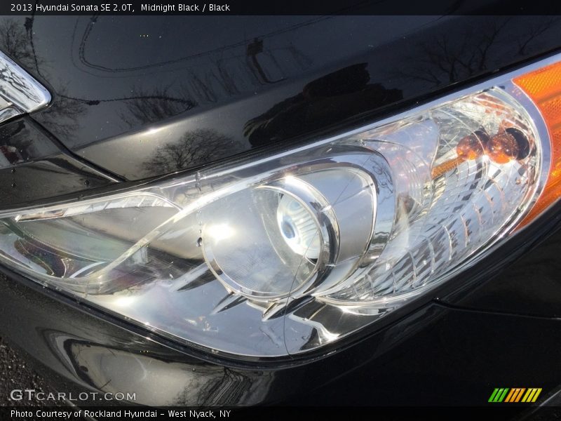 Midnight Black / Black 2013 Hyundai Sonata SE 2.0T