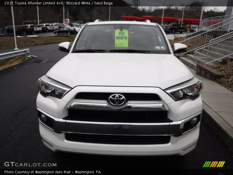 Blizzard White / Sand Beige 2015 Toyota 4Runner Limited 4x4