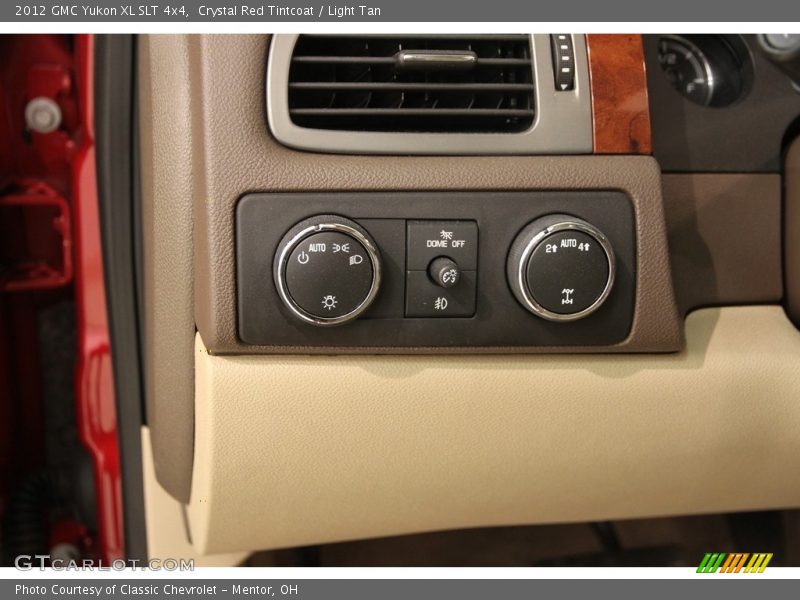 Crystal Red Tintcoat / Light Tan 2012 GMC Yukon XL SLT 4x4