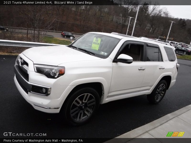 Blizzard White / Sand Beige 2015 Toyota 4Runner Limited 4x4