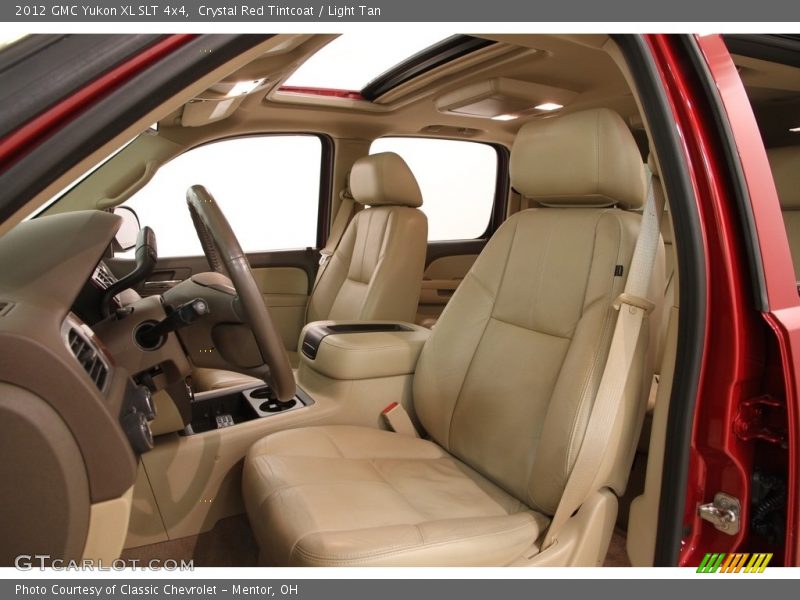 Crystal Red Tintcoat / Light Tan 2012 GMC Yukon XL SLT 4x4