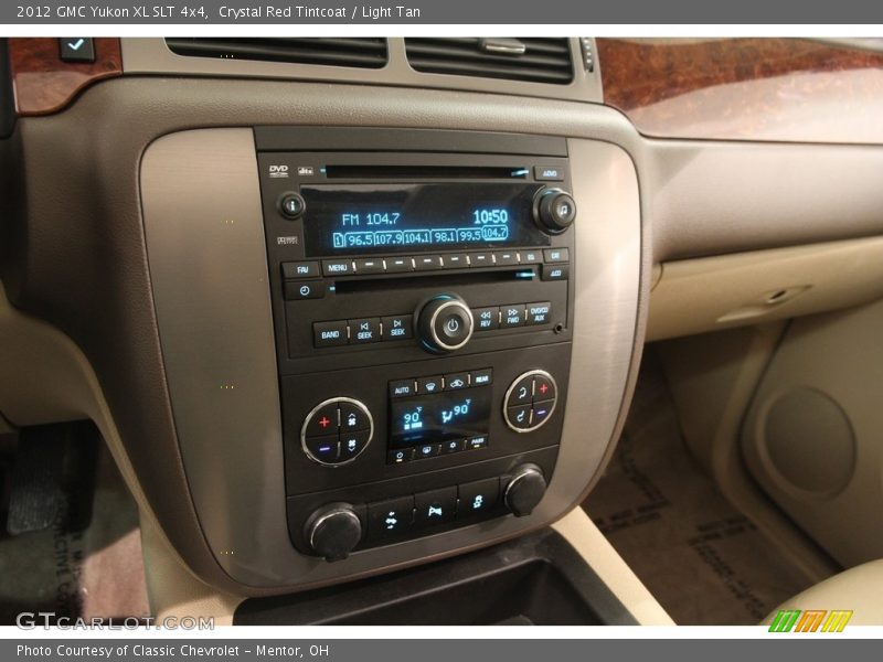 Crystal Red Tintcoat / Light Tan 2012 GMC Yukon XL SLT 4x4