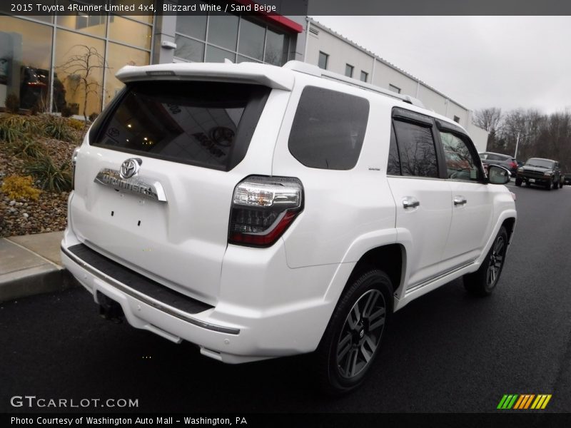 Blizzard White / Sand Beige 2015 Toyota 4Runner Limited 4x4