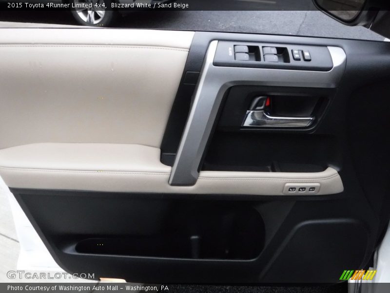 Blizzard White / Sand Beige 2015 Toyota 4Runner Limited 4x4