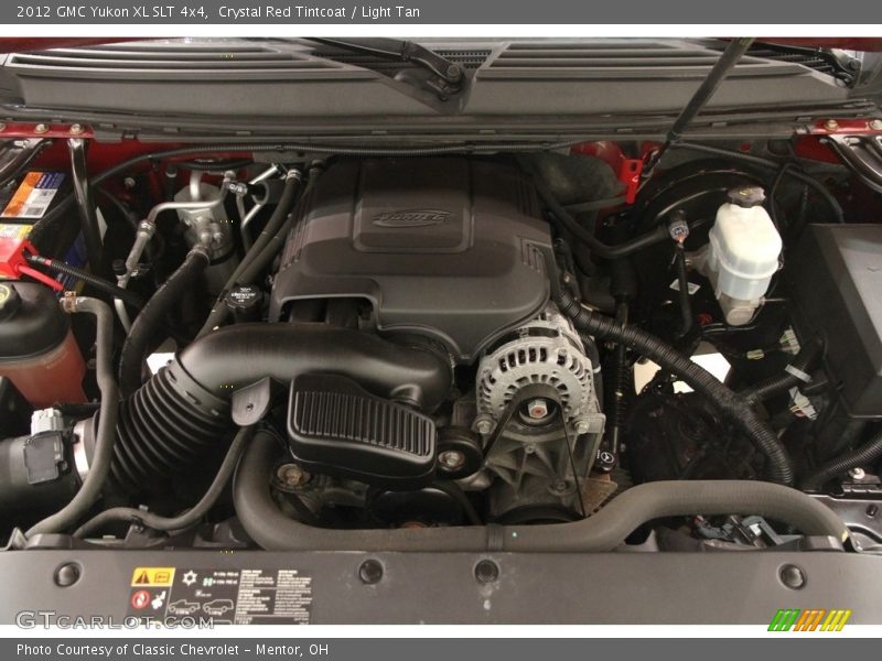 Crystal Red Tintcoat / Light Tan 2012 GMC Yukon XL SLT 4x4
