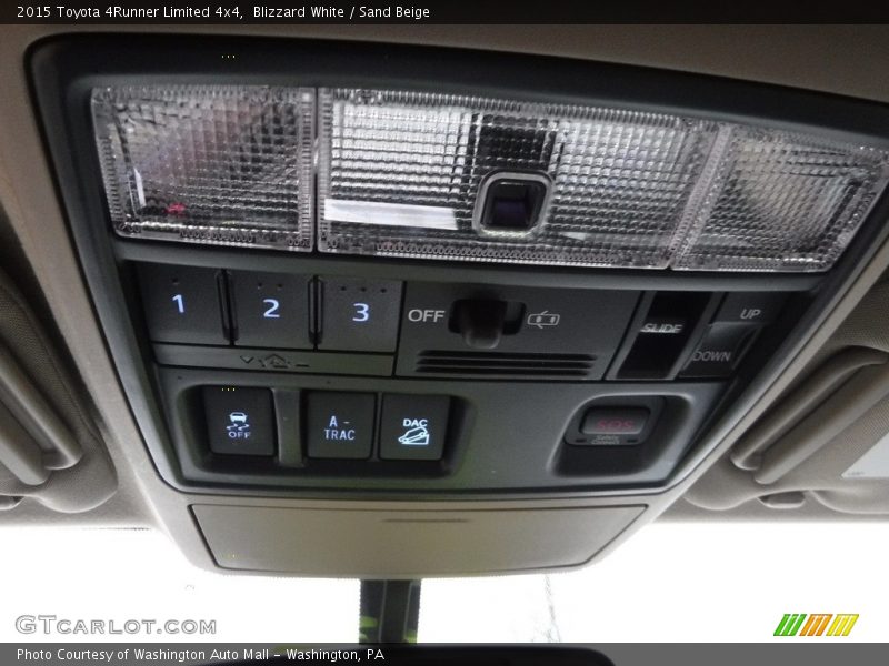 Blizzard White / Sand Beige 2015 Toyota 4Runner Limited 4x4