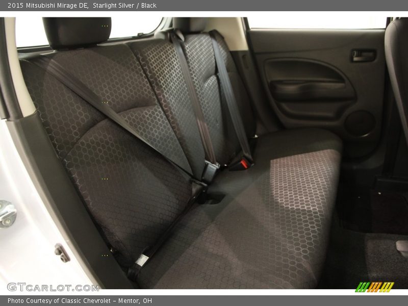 Starlight Silver / Black 2015 Mitsubishi Mirage DE