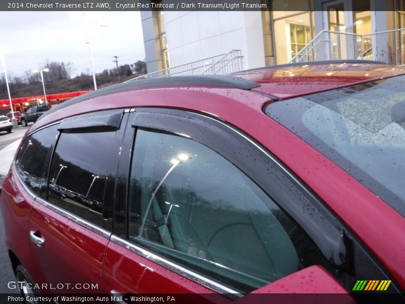 Crystal Red Tintcoat / Dark Titanium/Light Titanium 2014 Chevrolet Traverse LTZ AWD