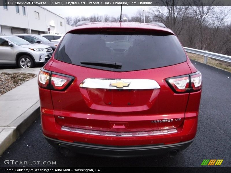 Crystal Red Tintcoat / Dark Titanium/Light Titanium 2014 Chevrolet Traverse LTZ AWD