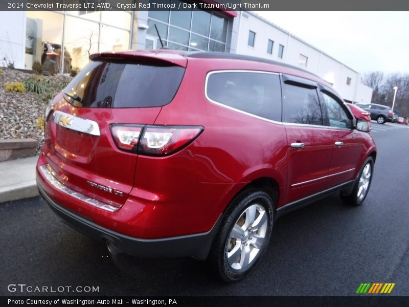 Crystal Red Tintcoat / Dark Titanium/Light Titanium 2014 Chevrolet Traverse LTZ AWD