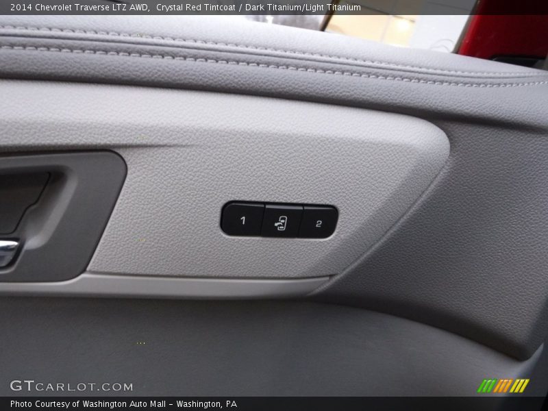 Crystal Red Tintcoat / Dark Titanium/Light Titanium 2014 Chevrolet Traverse LTZ AWD