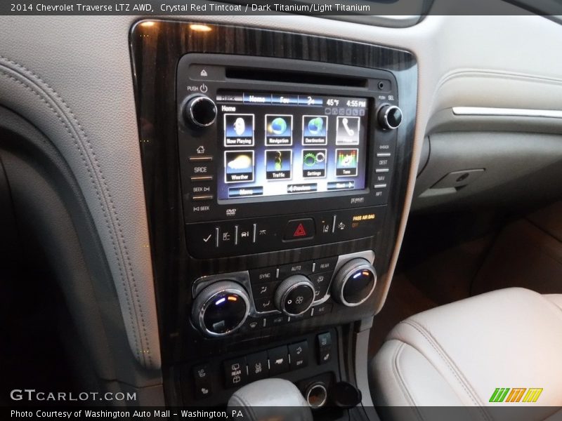 Crystal Red Tintcoat / Dark Titanium/Light Titanium 2014 Chevrolet Traverse LTZ AWD