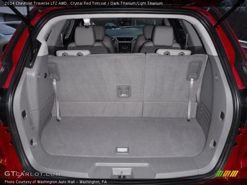Crystal Red Tintcoat / Dark Titanium/Light Titanium 2014 Chevrolet Traverse LTZ AWD