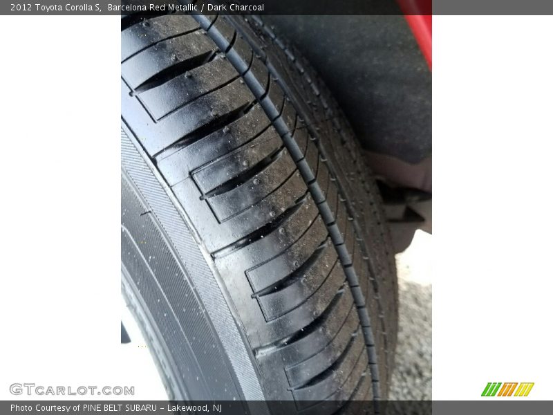 Barcelona Red Metallic / Dark Charcoal 2012 Toyota Corolla S