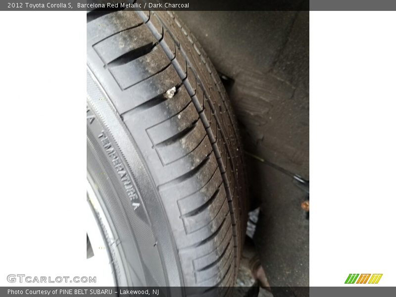 Barcelona Red Metallic / Dark Charcoal 2012 Toyota Corolla S
