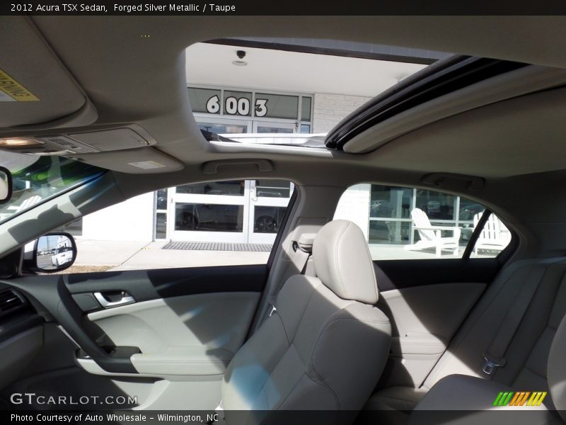 Forged Silver Metallic / Taupe 2012 Acura TSX Sedan
