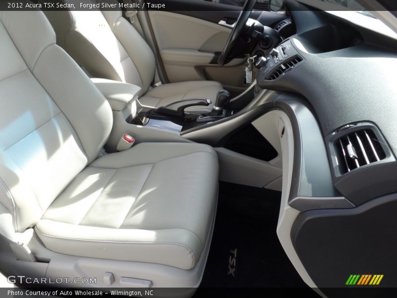 Forged Silver Metallic / Taupe 2012 Acura TSX Sedan