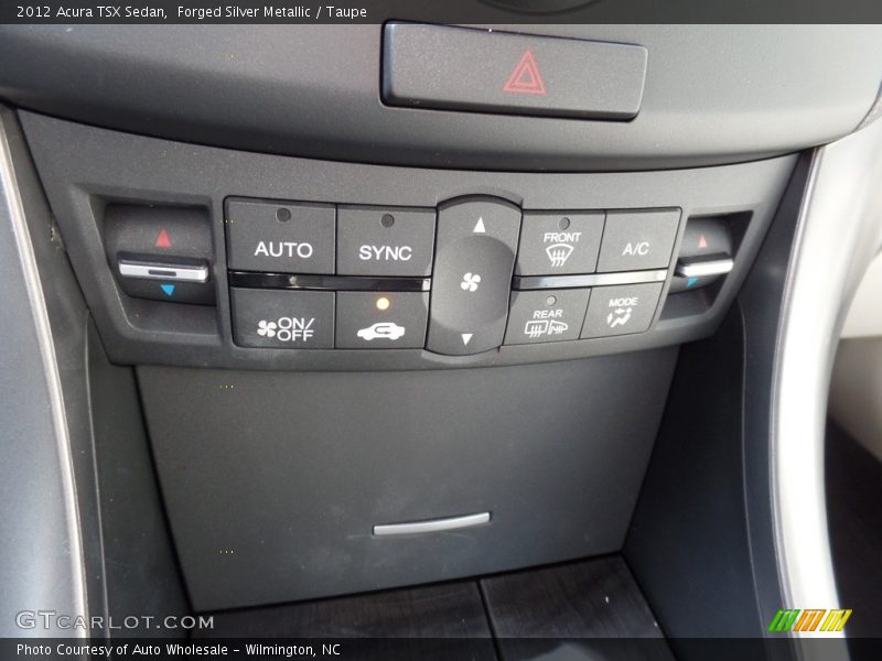 Forged Silver Metallic / Taupe 2012 Acura TSX Sedan