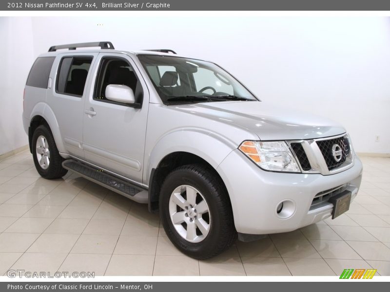 Brilliant Silver / Graphite 2012 Nissan Pathfinder SV 4x4