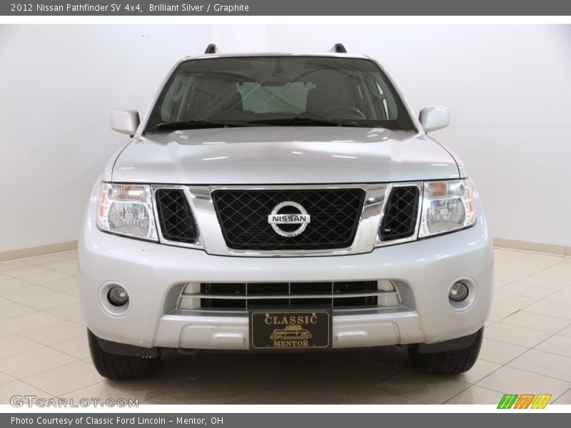 Brilliant Silver / Graphite 2012 Nissan Pathfinder SV 4x4