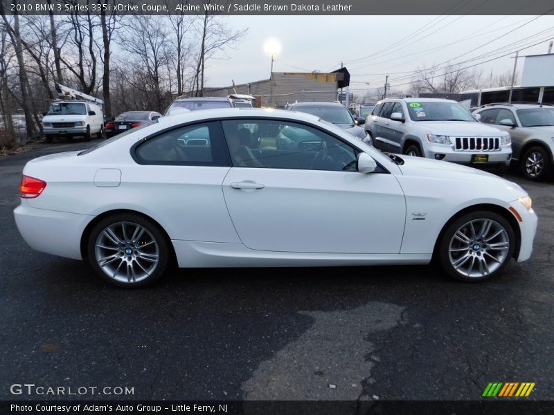 Alpine White / Saddle Brown Dakota Leather 2010 BMW 3 Series 335i xDrive Coupe