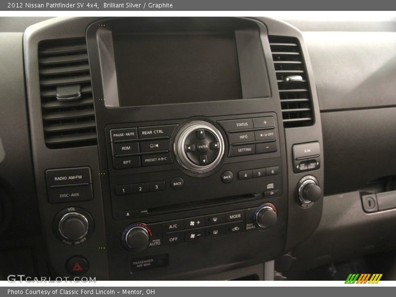 Brilliant Silver / Graphite 2012 Nissan Pathfinder SV 4x4