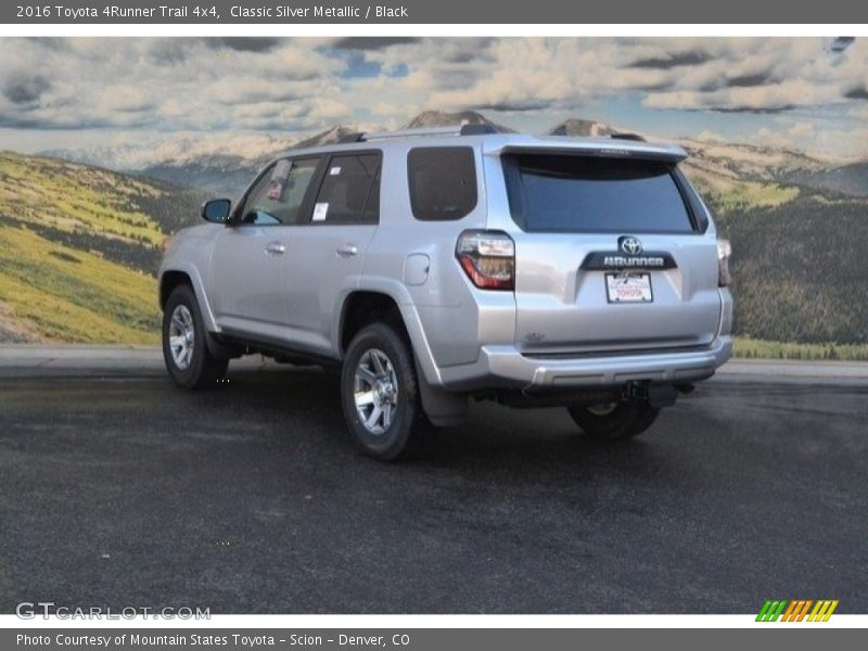 Classic Silver Metallic / Black 2016 Toyota 4Runner Trail 4x4