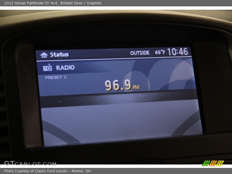 Brilliant Silver / Graphite 2012 Nissan Pathfinder SV 4x4