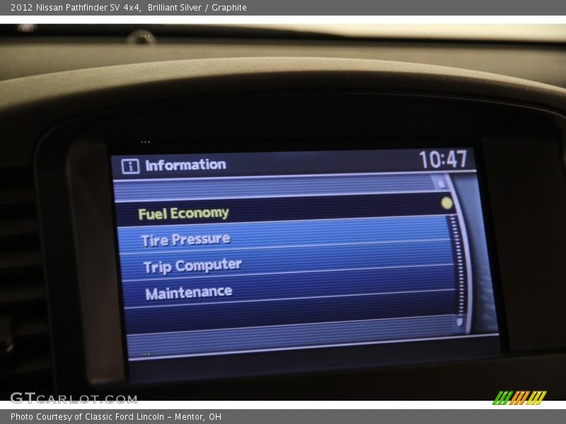 Brilliant Silver / Graphite 2012 Nissan Pathfinder SV 4x4