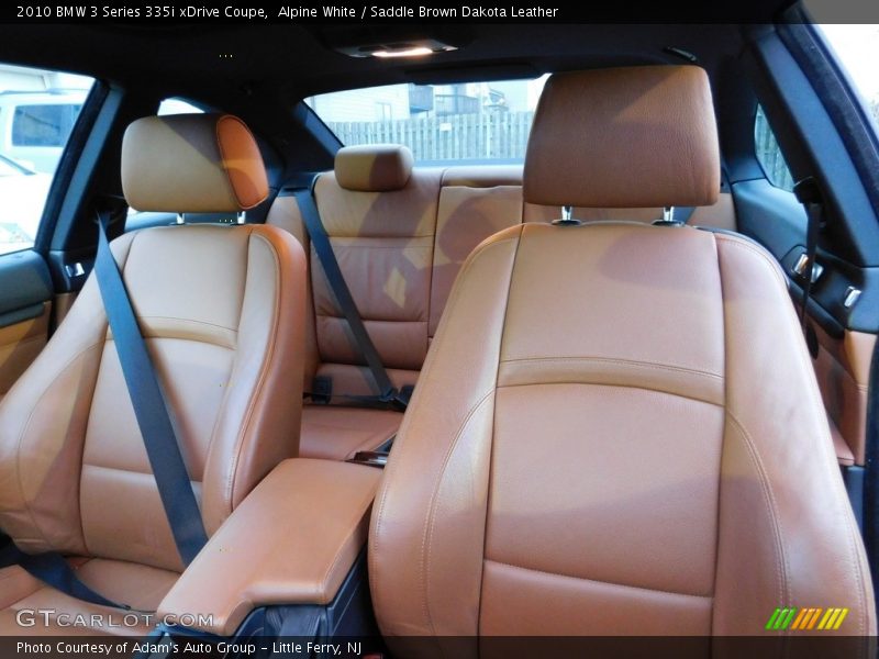 Alpine White / Saddle Brown Dakota Leather 2010 BMW 3 Series 335i xDrive Coupe