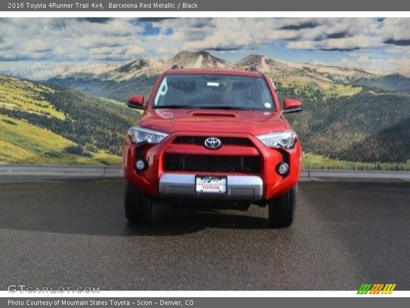Barcelona Red Metallic / Black 2016 Toyota 4Runner Trail 4x4