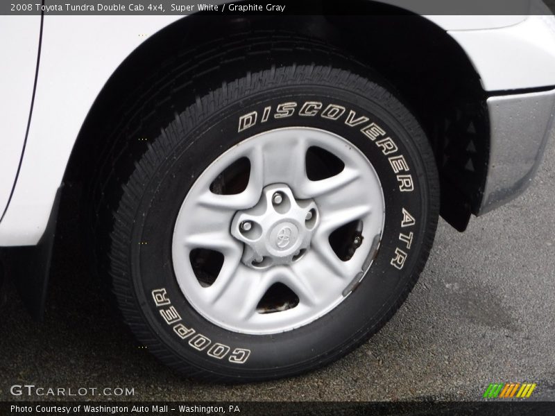 Super White / Graphite Gray 2008 Toyota Tundra Double Cab 4x4