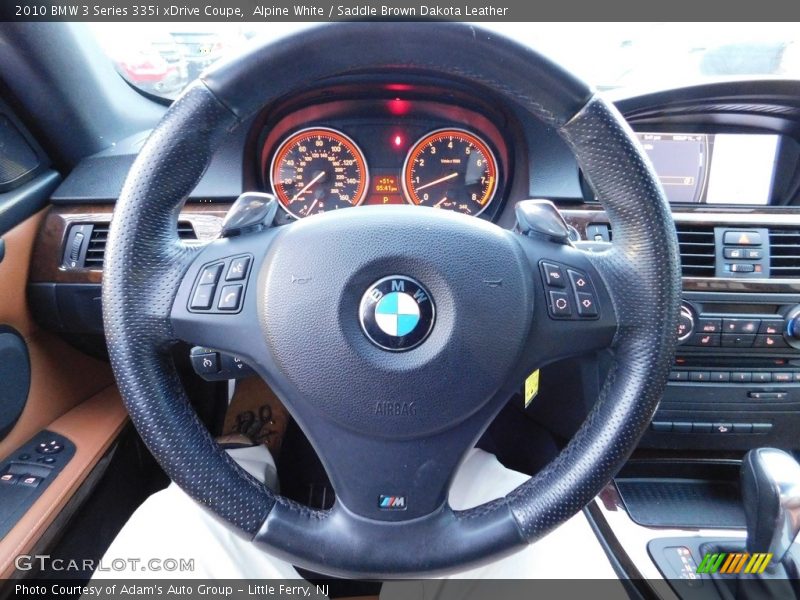 Alpine White / Saddle Brown Dakota Leather 2010 BMW 3 Series 335i xDrive Coupe
