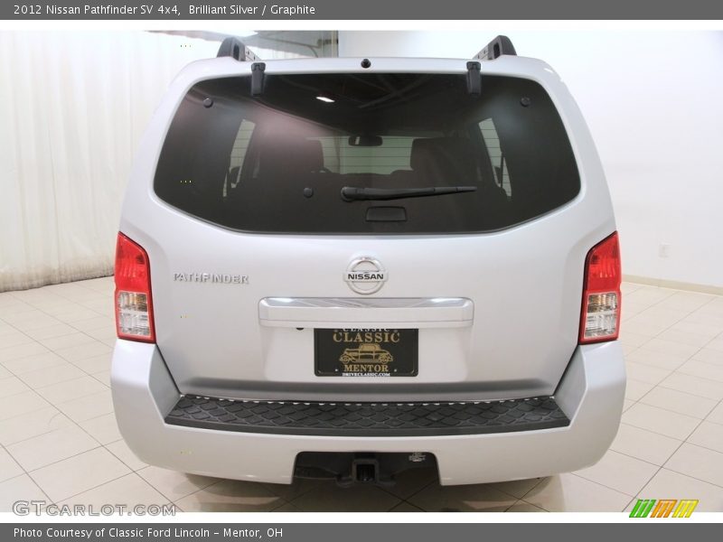 Brilliant Silver / Graphite 2012 Nissan Pathfinder SV 4x4