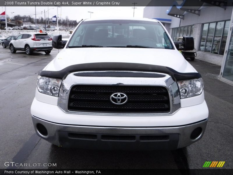 Super White / Graphite Gray 2008 Toyota Tundra Double Cab 4x4