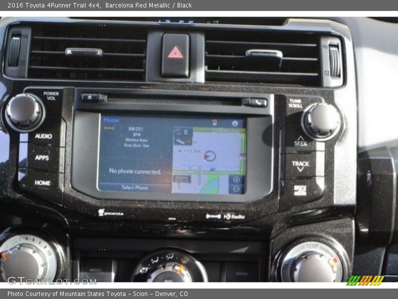 Barcelona Red Metallic / Black 2016 Toyota 4Runner Trail 4x4