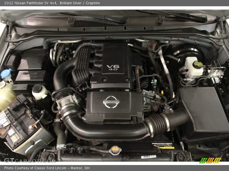 Brilliant Silver / Graphite 2012 Nissan Pathfinder SV 4x4