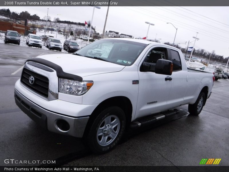 Super White / Graphite Gray 2008 Toyota Tundra Double Cab 4x4